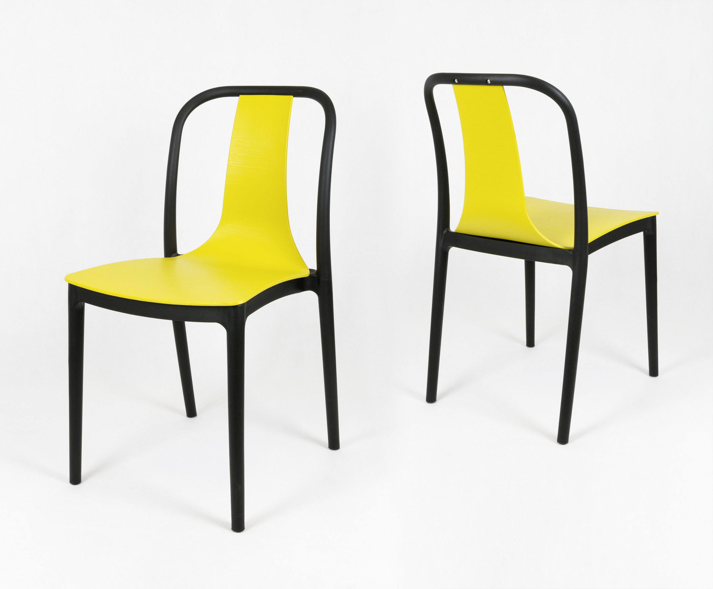 Стул кухонный стул груп y801 Yellow 81х42х46 см пластик цвет желтый