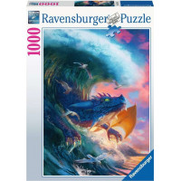 RAVENSBURGER Puzzle Dračí závod 1000 dílků