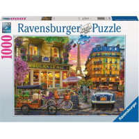 RAVENSBURGER Puzzle Ranní Paříž 1000 dílků