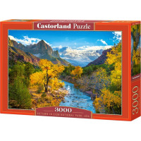 CASTORLAND Puzzle Podzim v národním parku Zion, USA 3000 dílků