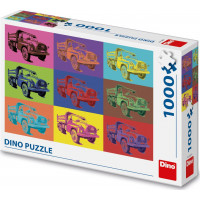 DINO Puzzle Pop Art: Tatra 1000 dílků