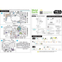 METAL EARTH 3D puzzle Star Wars: Boba Fett's Starfighter (ICONX)