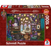 SCHMIDT Puzzle Kočky a pohovka 1000 dílků