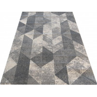 Kusový koberec STIVA geometric - šedý