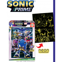 EDUCA Svítící puzzle Sonic Prime 300 dílků
