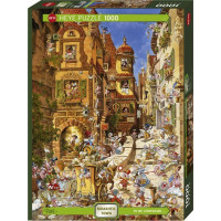 HEYE Puzzle Romantic Town: Ve dne 1000 dílků