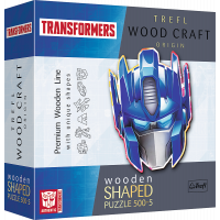 TREFL Wood Craft Origin puzzle Transformers: Optimus Prime 505 dílků