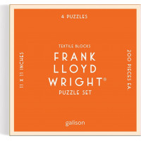 GALISON Čtvercové puzzle Frank Lloyd Wright: Textilní bloky 4x200 dílků