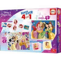 EDUCA Soubor her Disney princezny 4v1