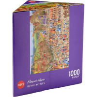 HEYE Puzzle Králičí bitvy 1000 dílků