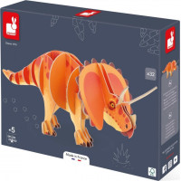 JANOD 3D puzzle Triceratops 32 dílků