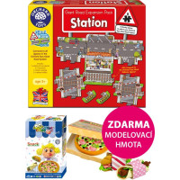 Orchard Toys Puzzle - Nádraží 8 dílků