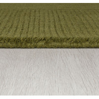 Kusový ručně tkaný koberec Tuscany Textured Wool Border Green