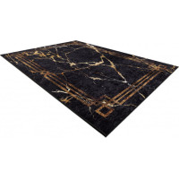 Kusový koberec Miro 51333.801 Marble black / gold