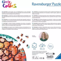 RAVENSBURGER Kulaté puzzle Kruh barev: Mušle 500 dílků