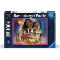 RAVENSBURGER Puzzle Přání: Oblíbení hrdinové XXL 100 dílků