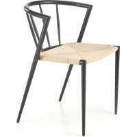 Jídelní židle BROOKE - černá/přírodní