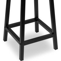 Barová židle FLINT Modern Oak - dub/černá
