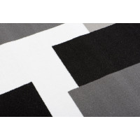 Kusový koberec TAPIS Squares - tmavě šedý