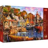 TREFL Puzzle Premium Plus Tea Time: Přístav u moře 1000 dílků