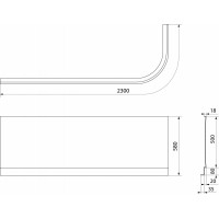 Polysan ASTRA L panel čelní 33812