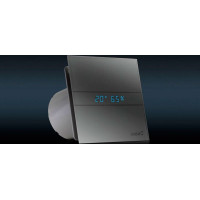 Cata E-120 GTH koupelnový ventilátor axiální s automatem, 6W/11W, potrubí 120mm, bílá 00901200