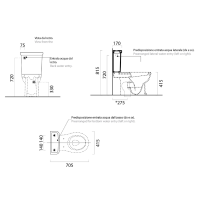 GSI CLASSIC nádržka k WC kombi, bílá ExtraGlaze 878111