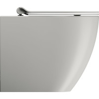 GSI PURA WC mísa stojící, Swirlflush, 36x55cm, spodní/zadní odpad, cenere dual-mat 880317