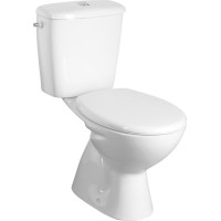 Aqualine MIGUEL WC kombi, dvojtlačítko 3/6l, spodní odpad, bílá LC2258