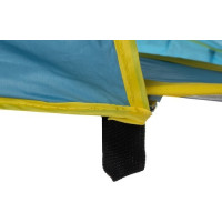 Plážový stan s bazénkem - modrý/žlutý