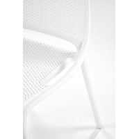 Jídelní plastová židle ZOEY - bílá