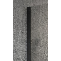 Gelco VARIO BLACK jednodílná sprchová zástěna k instalaci ke stěně, čiré sklo, 800 mm GX1280GX1014