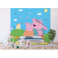 Dětská fototapeta - Prasátko Peppa -  300x270 cm