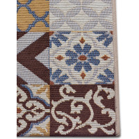 Běhoun Cappuccino 105881 Mosaik Brown Multicolored