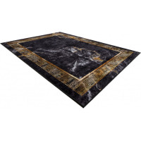 Kusový koberec Miro 51278.809 Marble black / gold