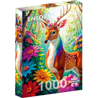 ENJOY Puzzle Kouzelný jelen 1000 dílků