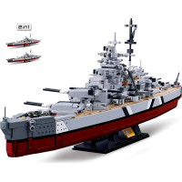 Sluban ModelBricks M38-B1102 Bitevní loď Bismarck 2v1