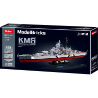 Sluban ModelBricks M38-B1102 Bitevní loď Bismarck 2v1