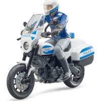 Bruder BWORLD policejní motocykl Ducati Scrambler s jezdcem