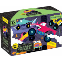 Mudpuppy Puzzle Monster Trucks - svítí ve tmě 100 dílků