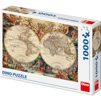 Dino Puzzle Historická mapa 1000 dílků