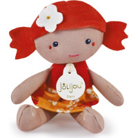 Doudou Jolijou Panenka Lola 16 cm červená