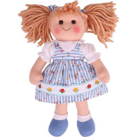 Bigjigs Toys Látková panenka Christina 34 cm