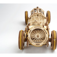 Ugears 3D dřevěné mechanické puzzle U9 Auto (Grand Prix)