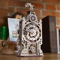 Ugears 3D dřevěné mechanické puzzle Hodinová věž