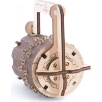 Ugears 3D dřevěné mechanické puzzle Zámek