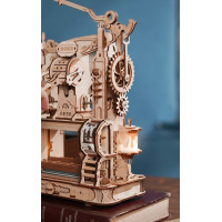 RoboTime 3D dřevěné mechanické puzzle Tiskařský lis