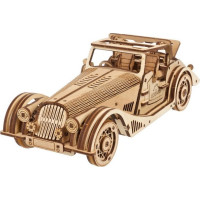 Ugears 3D dřevěné mechanické puzzle Sportovní auto Rapid Mouse