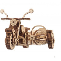 Ugears 3D dřevěné mechanické puzzle Harry Potter Hagridova létající motorka