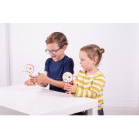 Bigjigs Toys Dřevěný rotační bubínek hvězdičky 1 ks